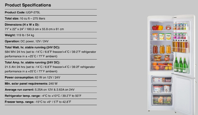 Unique Off Grid Appliances - NG, Propane or DC in Refrigerators in Vernon - Image 2