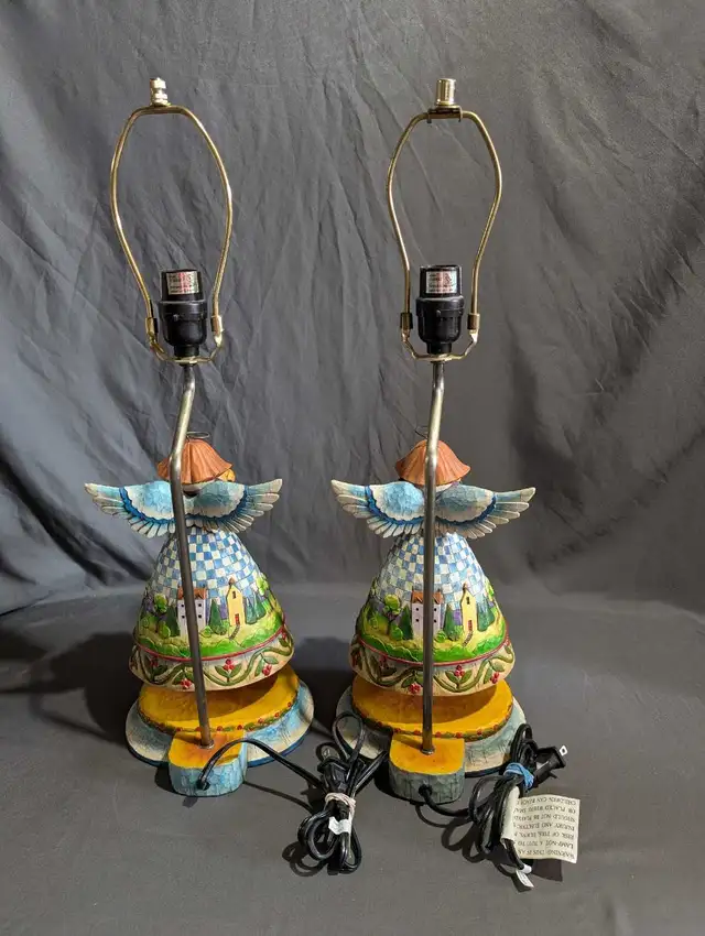 2 Jim Shore Lamps  Angels Heartwood Creek  in Indoor Lighting & Fans in Charlottetown - Image 3