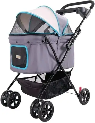 Dog Stroller Pet Strolling Cart for Small Medium, View more