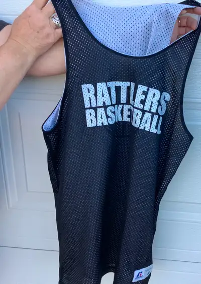 Rattler. Jersey Reversible- one side white / other black Excellent Condition