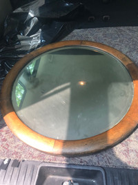 1930 circular vintage mirror