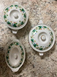 3 serving bowls with lid