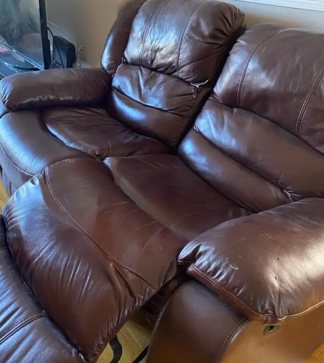 Brown Leather Recliner Sofa63735878063489121