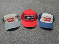 3 LEVIS HATS 501 JEANS