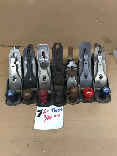 Package of 7 Hand Planes, View more