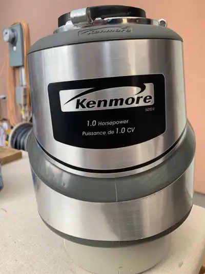 Kenmore Under sink garbage disposer 1.0 HP