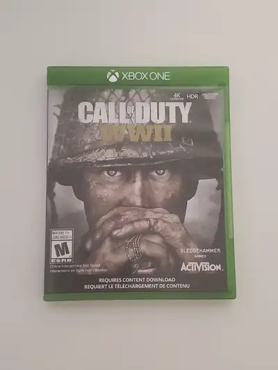 Call of Duty WWII (Xbox One) (Used) (NOT TESTED)