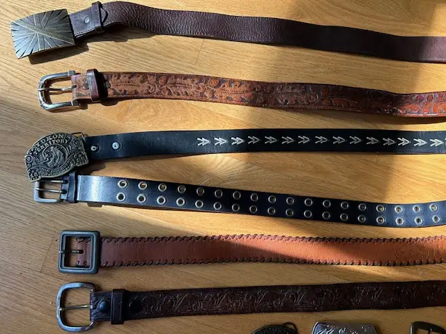 Men's leather belts, buckles in Men's in Saskatoon - Image 5