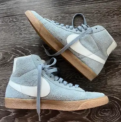 Nike Blazer Mid Hi Grey Suede Shoe ⎮ Men 10 US, View more