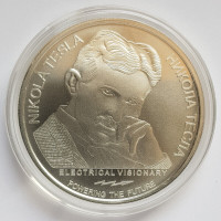 Serbia 100 Dinar 2020 Nikola Tesla X-Rays Silver Argent 999 1 oz