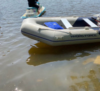 Hydro-force inflatable boat with Honda  8HP 4 Stroke motor