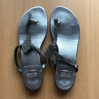 Stuart Weitzman - (Size 9) Rhinestone Women's Sandals Shoes, View more