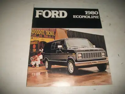 1980 FORD ECONOLINE DEALER SALES BROCHURE. LIKE NEW., View more