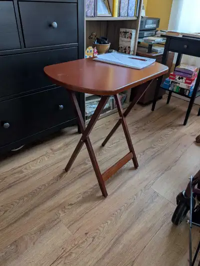 Set of Four Folding TV Tables, View more