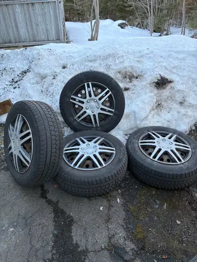 4 winter tires and rims for sale. These tires & rims were taken off a BMW X3 that had 19” rims. Size...