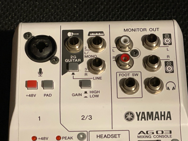 Yamaha AG03 mk1 USB Mixer in Pro Audio & Recording Equipment in Bedford - Image 4