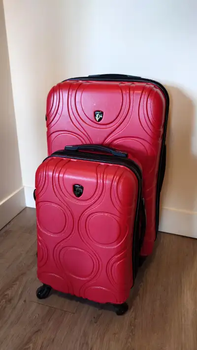 Heys Orbis Large Checked Bag and Carry-On Set + Airtag tracker, View more