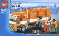 Lego City 100% Garbage Recycle Truck 7991 NO BOX