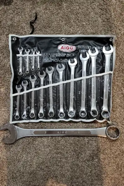 Vintage Aigo Japanese Wrench set 3/8-1-1/4. 2", View more