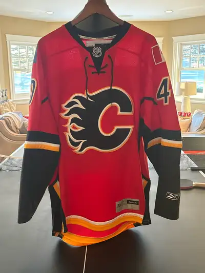 Signed Reebok Flames Tanguay Jersey, View more