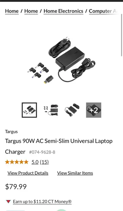 Moving Sale Price Reduced: Brand New (Open Box) Targus 90W Unive, View more