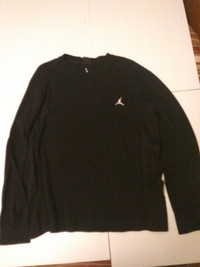 shirt: Air Jordan black sweater extra large