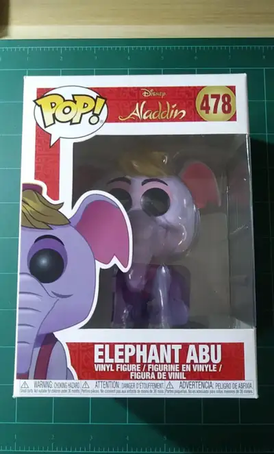 Funko Pop! Vinyl Figure Disney Aladdin 478 Elephant Abu, View more