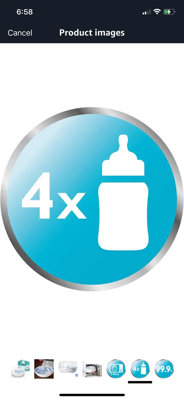 Philips AVENT Steam Sterilizer For Microwave in Feeding & High Chairs in Cambridge - Image 7