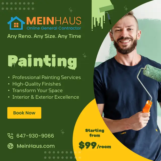 99$ ROOM SPECIAL - PAINTING SERVICES- (LOW COST)63815759777795124