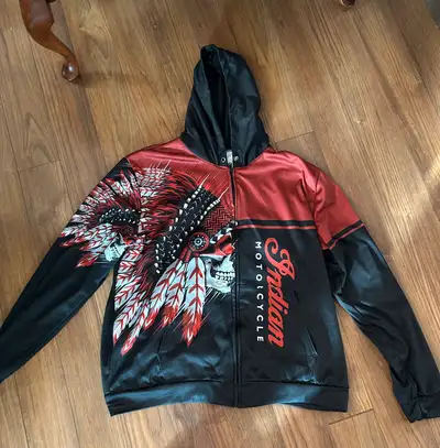 Indian Motorcycle zip hoodie Worn once Size 2XL