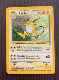 Base Set2 Raichu Pokemon Card
