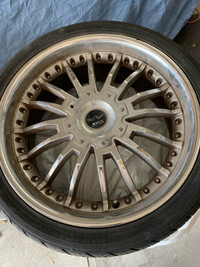  Acarus rims with 285 /35r22   106v Yokohama tires 