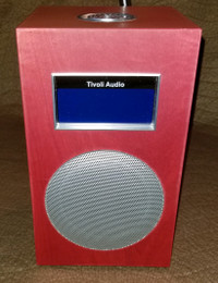 Tivoli Audio Model 10 M10CR (Carmine Red) Radio in Box Like New