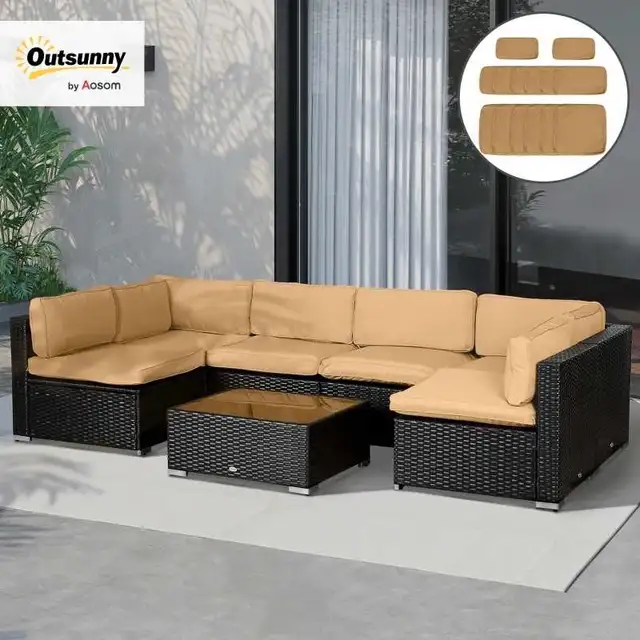 Outdoor 14pc Cushion  Cover Replacement Set - No Cushion In62863262741122121