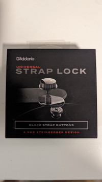 D'Addario Universal Strap Lock - Black (PW-SLS-01)