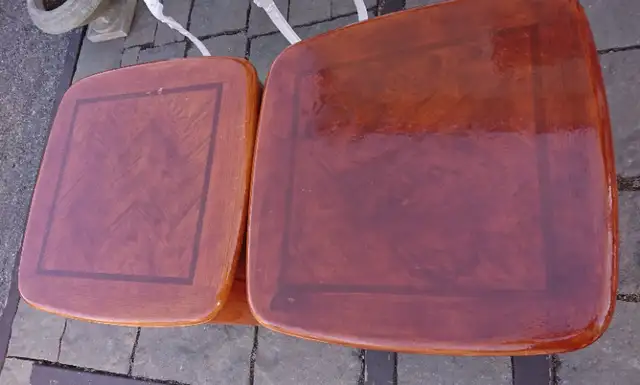 Vintage Solid Wood End Tables in Arts & Collectibles in Oshawa / Durham Region - Image 7