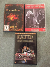 Led Zeppelin Robert Plant Jimmy Page Unledded music dvds EUC 