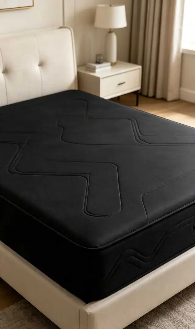 Brand New 8 inches Mattresses~Black Coloured in Beds & Mattresses in Delta/Surrey/Langley - Image 4