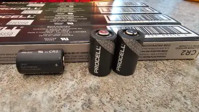 CR2 lithium batterys procell 