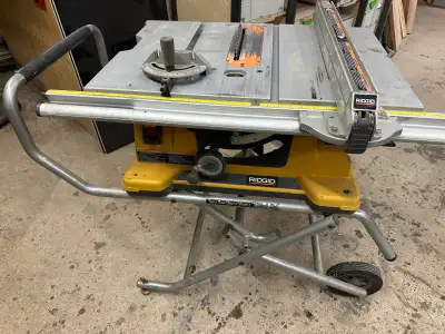 Rigid 10” Portable table saw, View more