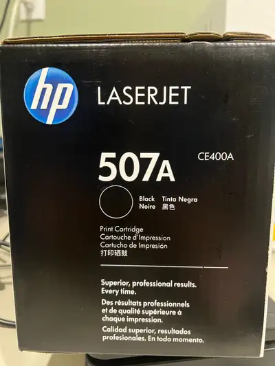 HP laser jet 507A Black print cartridge new sealed , View more