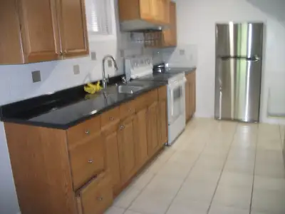 Self contain large and bright 1 bed room basement apartment with walkout back to ravine . Looking fo...