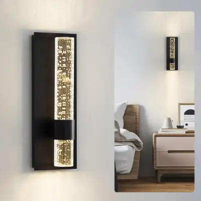 NEW IN BOX: Black Wall Sconce LED Wall Light Fixture, View more