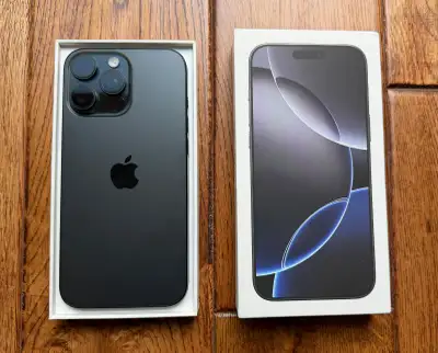 Apple iPhone 16 Pro Max 1TB Unlocked, Black Titanium, View more
