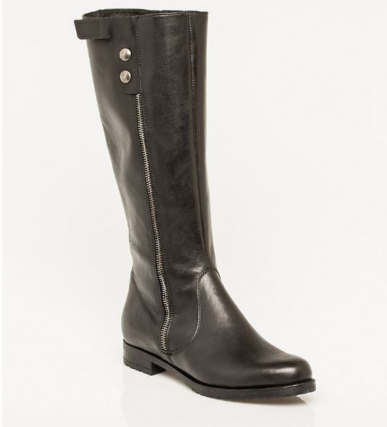 New  Italian-designed genuine leather boots 6.5 bottes en cuir dans Femmes - Chaussures  à Ville de Montréal - Image 2