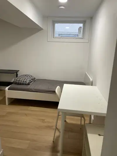 There is one private room available for rent NOW in a 3 bedrooms and 1.5 washrooms basement House- p...