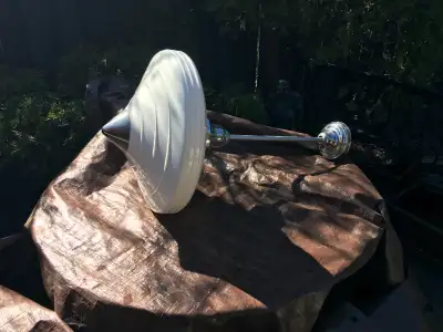 Vintage Art Deco Mount Glass Pendant Light Fixture, View more