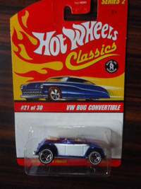 Hot Wheels Classics  Series @ VW Bug Convertible (Blue)