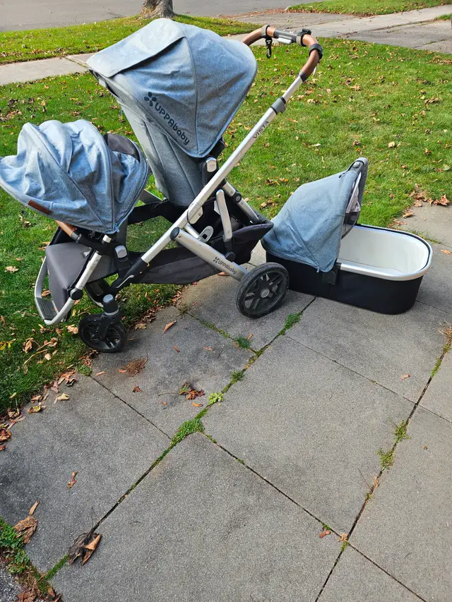 $2,000+ value new -  Vista Stroller with Bassinet and RumbleSeat