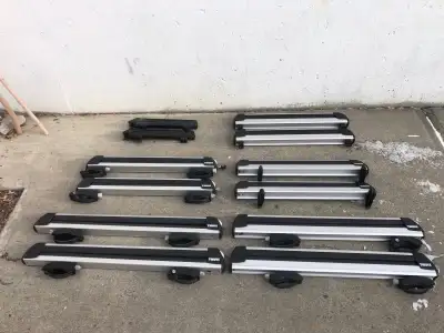 Styles for all car roof racks and crossbars! I have many rooftop ski/board carriers to choose from....